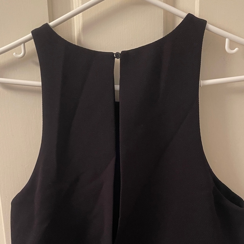 Club Monaco Black Layered Mini Dress Size 4 - Picture 4 of 5